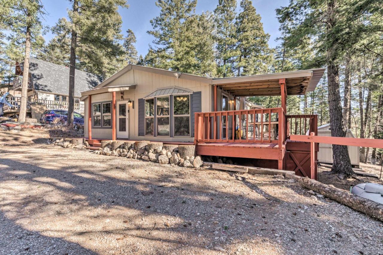 Relaxing Lincoln Forest Retreat With Wraparound Deck Cloudcroft Exterior foto
