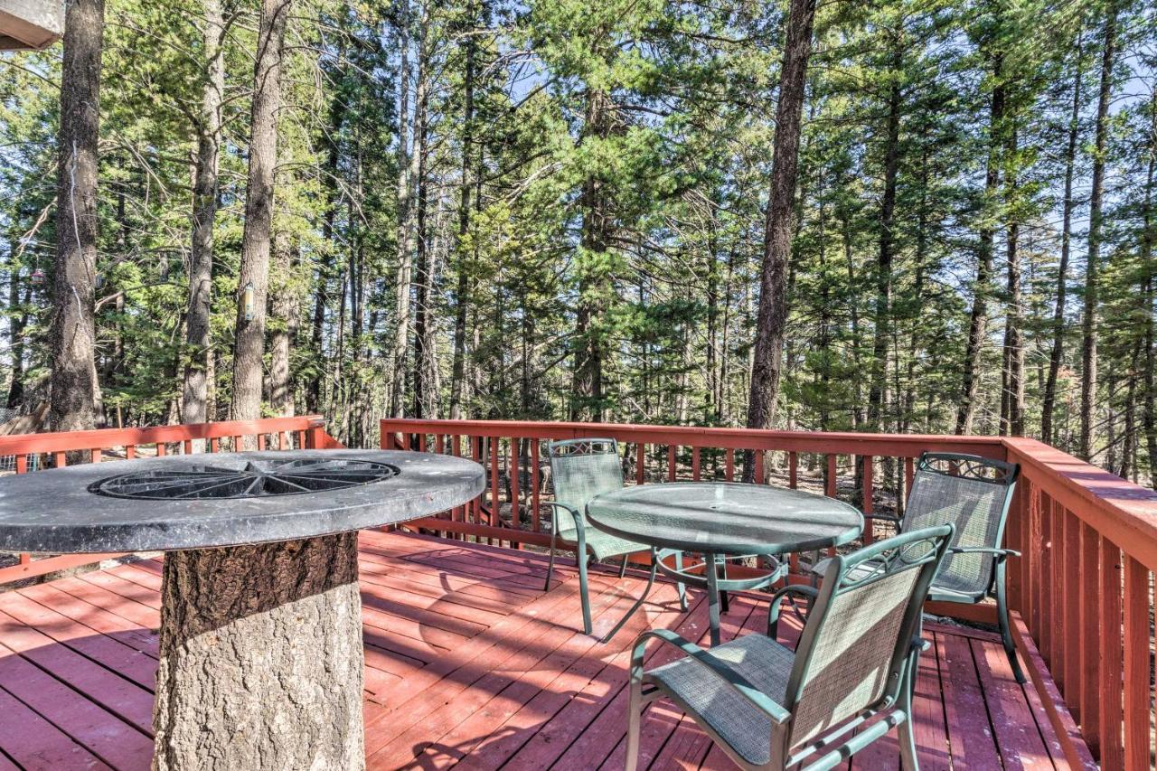 Relaxing Lincoln Forest Retreat With Wraparound Deck Cloudcroft Exterior foto